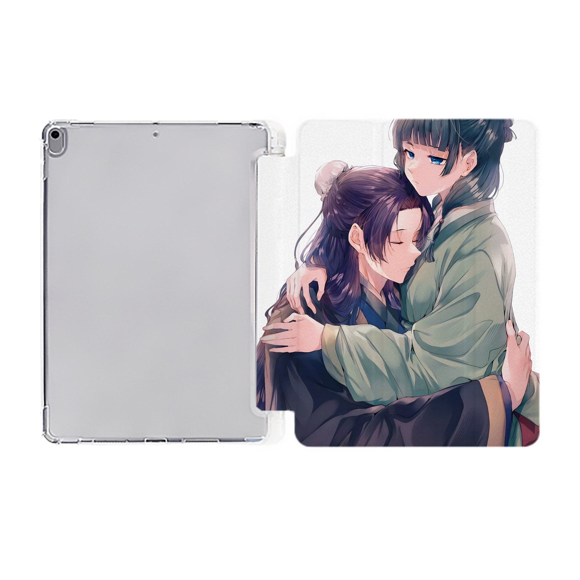 （画像用） 薬屋のひとりごと The Apothecary Diaries IPad ケース ペン収納付き 三つ折りスタンド PUレザー×シリコン 対応機種9.5/10.5/10.9インチ